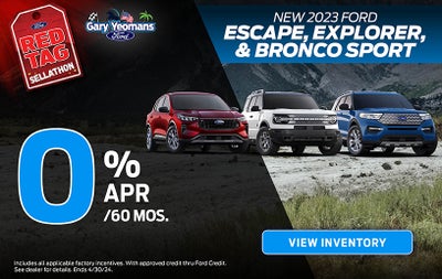 New 2023 Ford Escape, Explorer, Bronco Sport